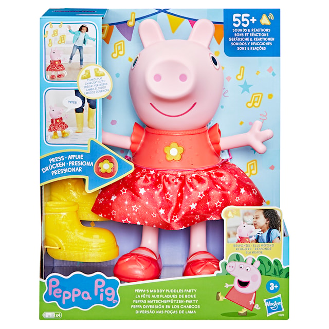 Produktbilde 4 for Greta Gris Muddles Puddles Party Interaktiv Docka