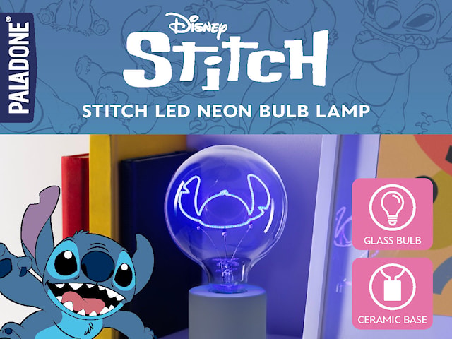 Tuotekuva 4 - Stitch LED Neon Hehkulamppu EU Paladone