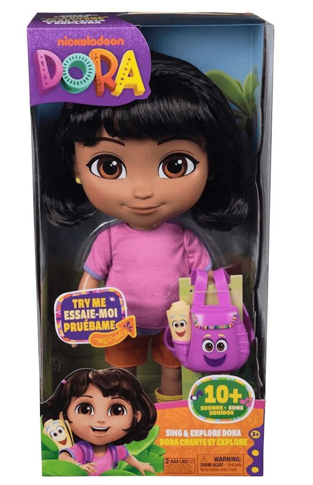 Produktbilde 4 for Dora Utforskeren Interaktiv Dukke 30 cm Sing & Explore