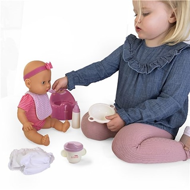 Tuotekuva 2 - Happy Friend New Born Nukke 40 cm Leikkisetti