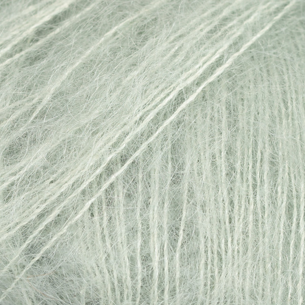 Kid- Silk Uni Color Garn Mohair Silke 25 g soft mint 45 Drops
