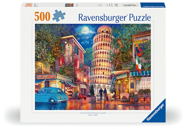 Streets Of Pisa Palapelit 500 palaa, Ravensburger