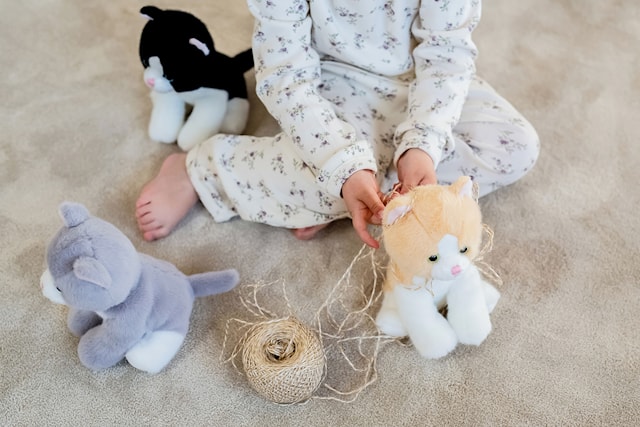 Tuotekuva 2 - Pentu pehmolelu 18 cm Beige Teddykompaniet