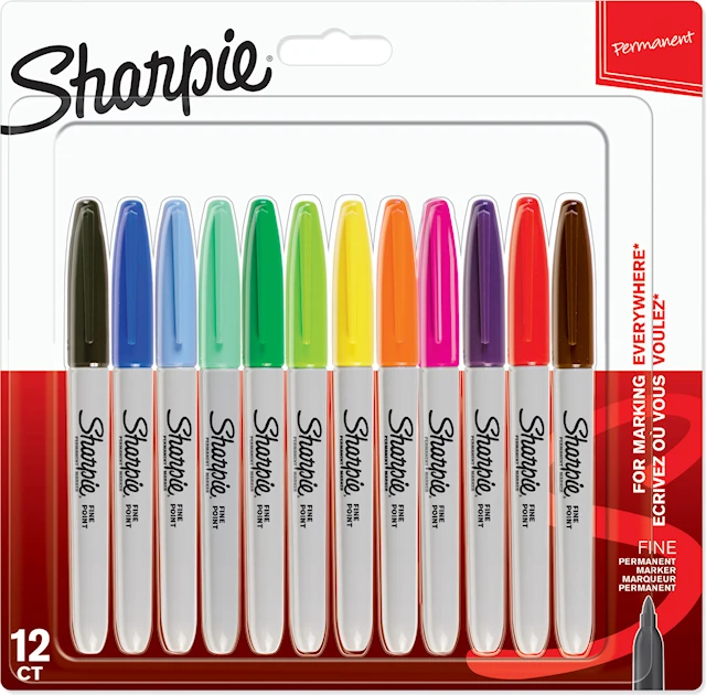 Tussikynä Sharpie Fine 12 kpl