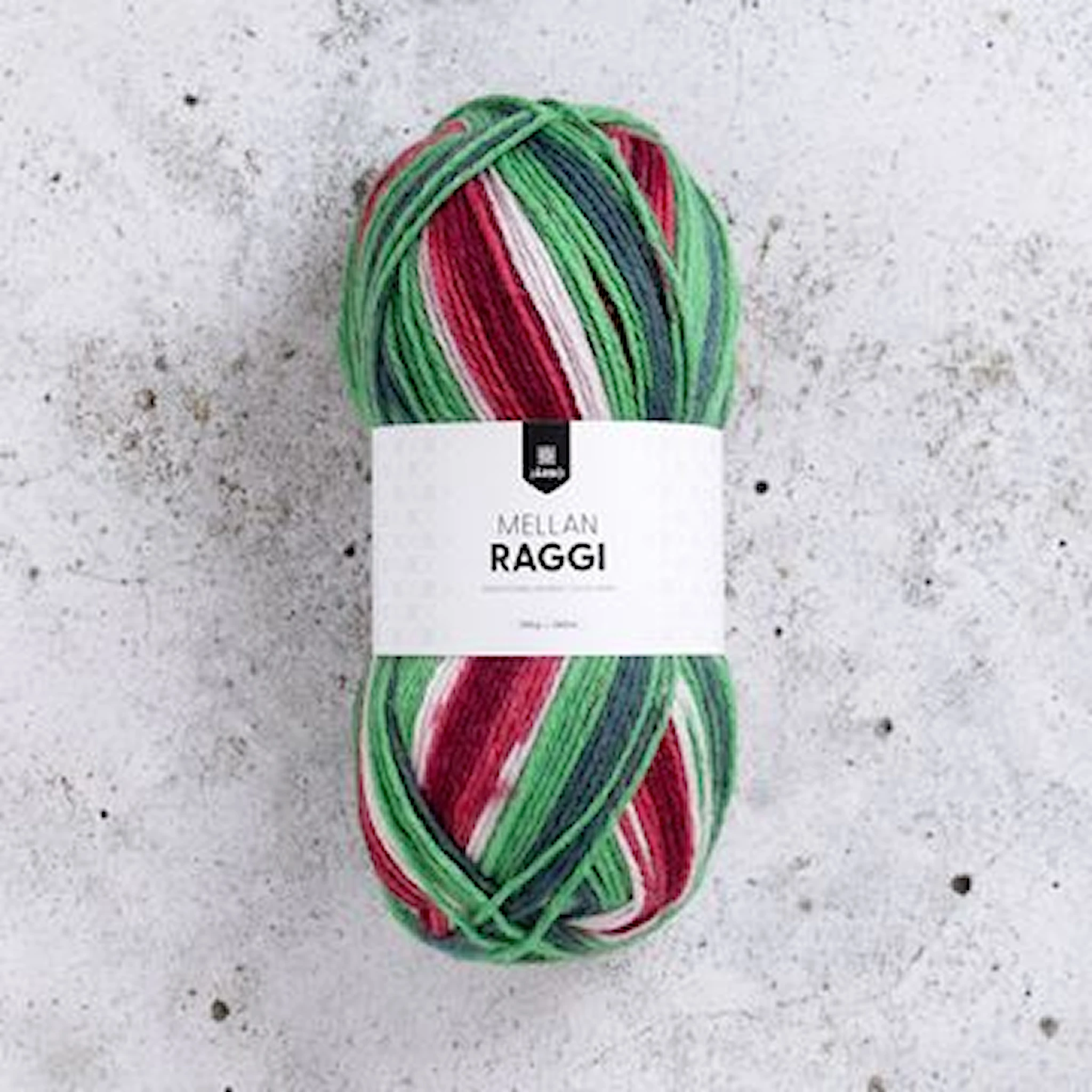 Tuotekuva ille Mellanraggi Villasekoite 100 g Last Christmas (28447) Järbo garn