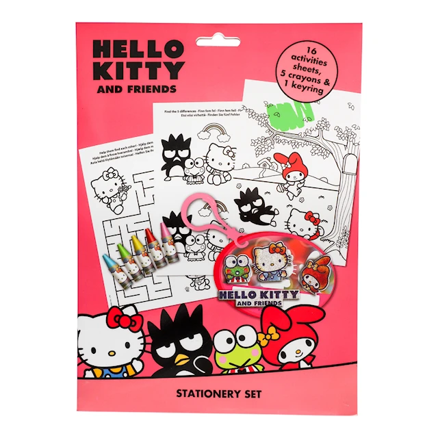 Aktivitetsblad A4 med Kuvert Hello Kitty