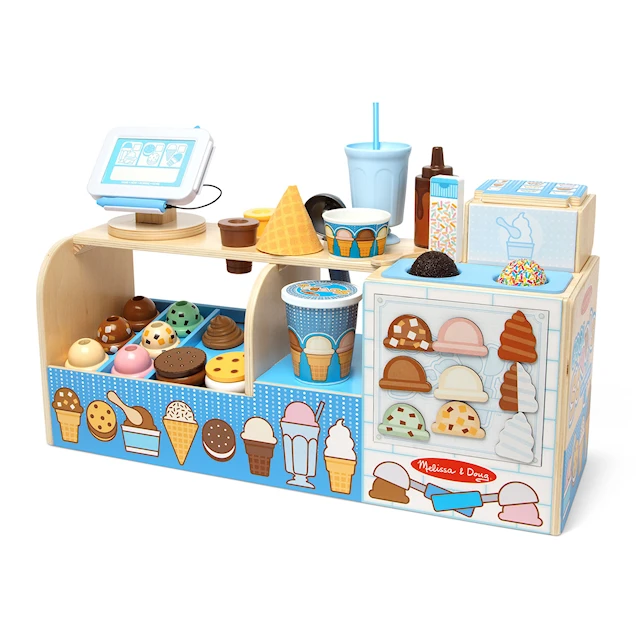 Puinen jäätelökioski Melissa & Doug