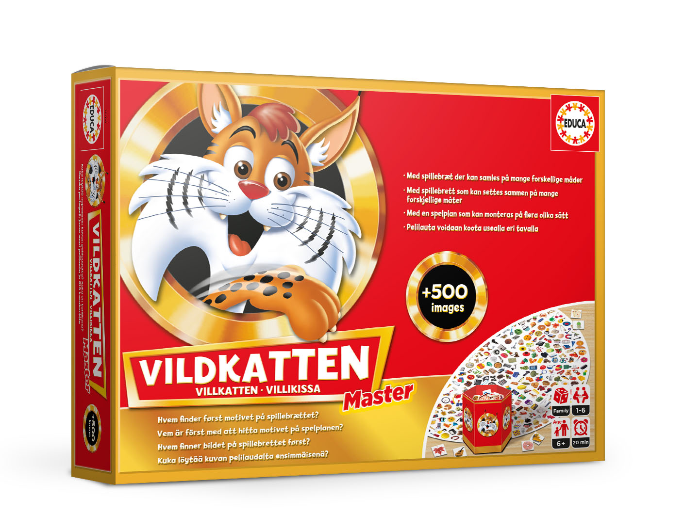 Vildkatten Master 500, Educa (SE/NO/FI/DK)