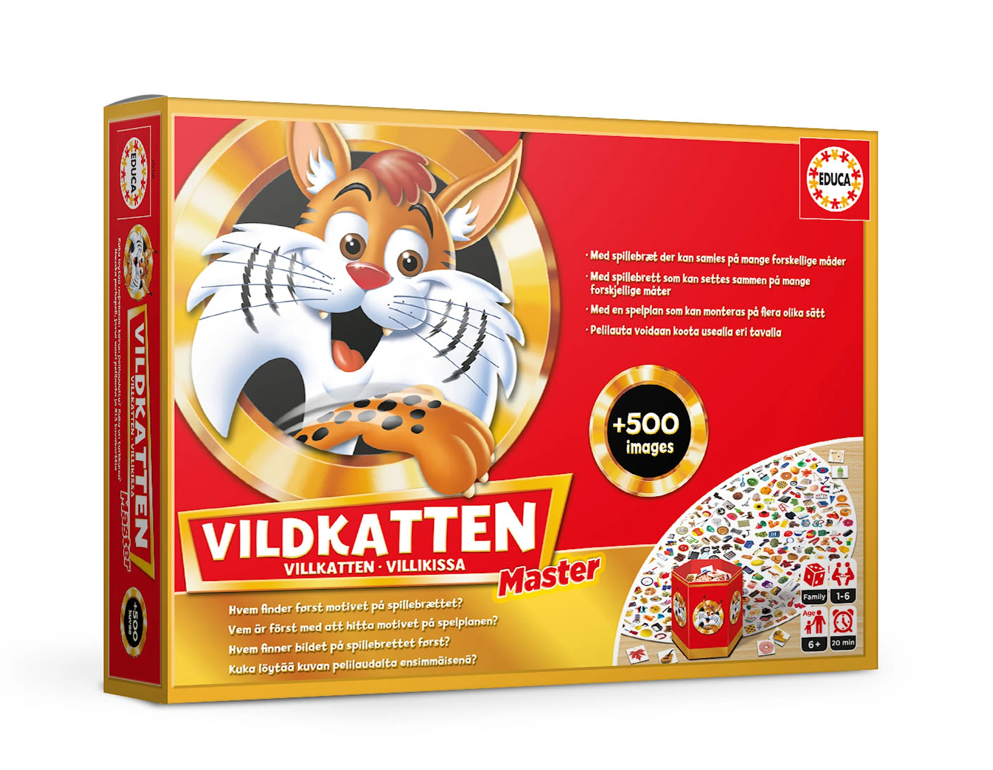 Produktbild för Vildkatten Master 500, Educa (SE/NO/FI/DK)