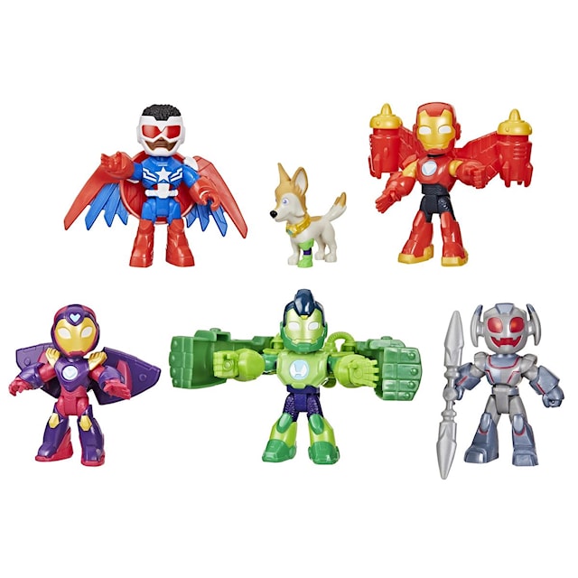 Tuotekuva 2 - Figuurit 6-pakkaus Iron Man and His Awesome Friends