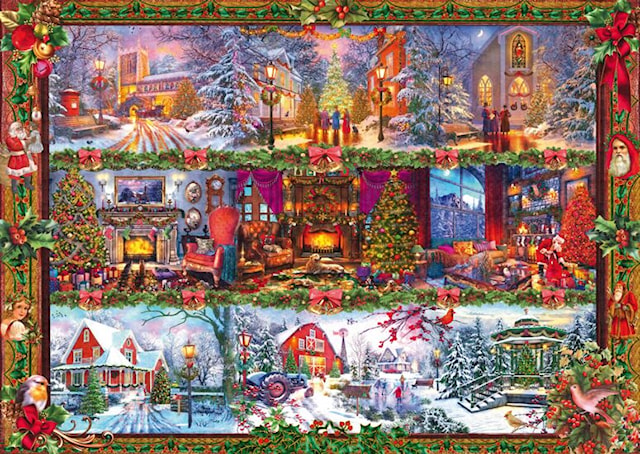 Tuotekuva 2 - Season´s Greetings Palapeli 1000 Palaa Schmidt