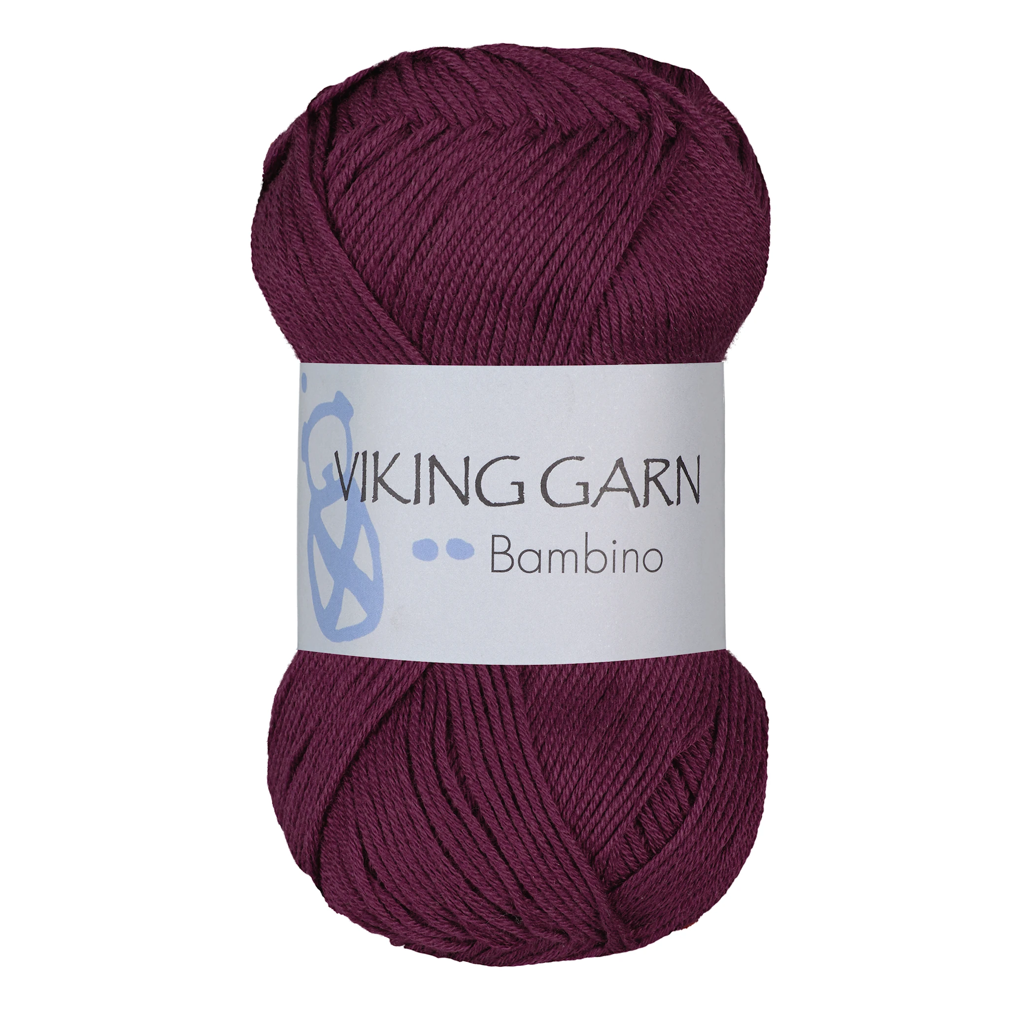 Tuotekuva ille Bambino 50 g viininpunainen Viking Garn