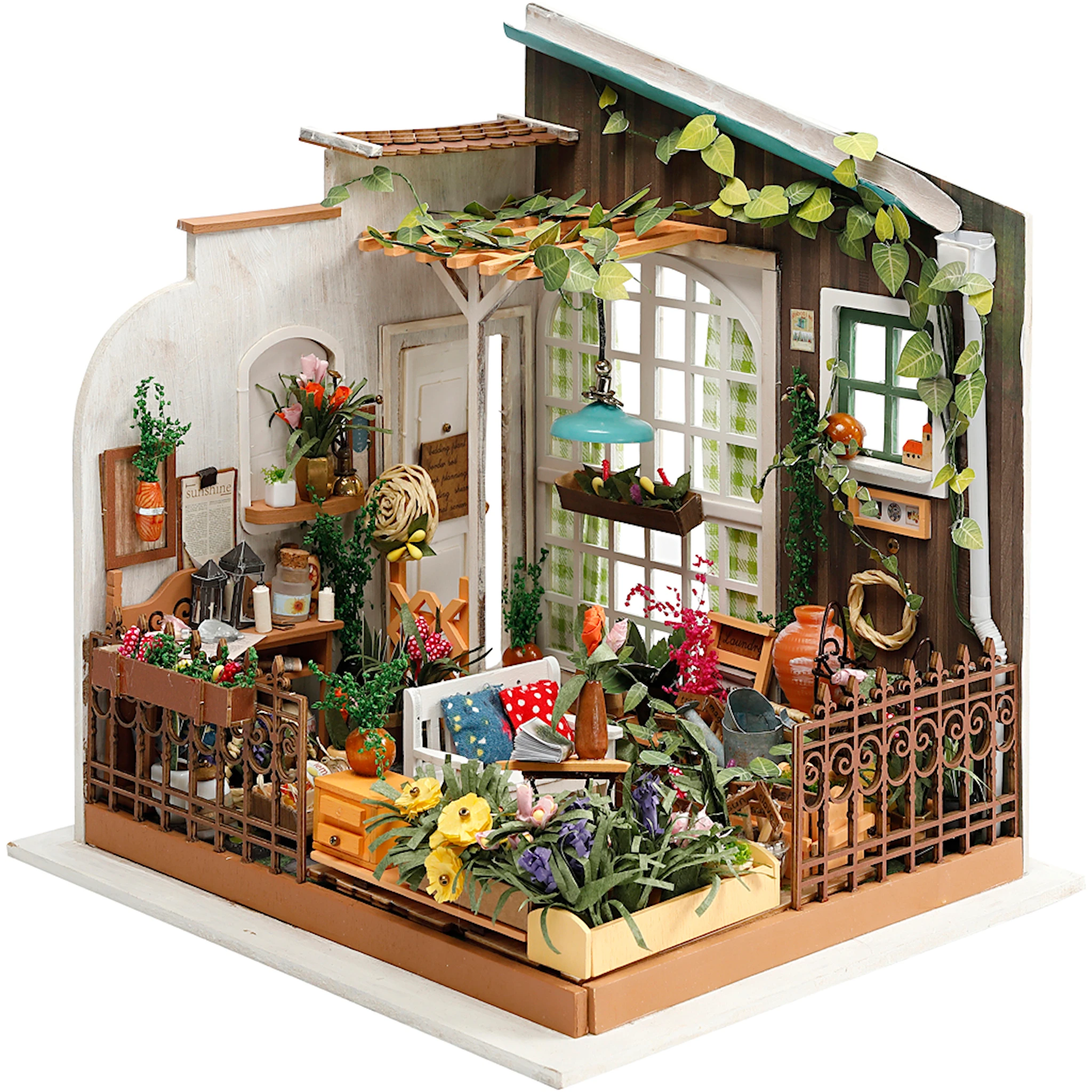Produktbild för DIY Miniatyrrum Trädgård - Robolife