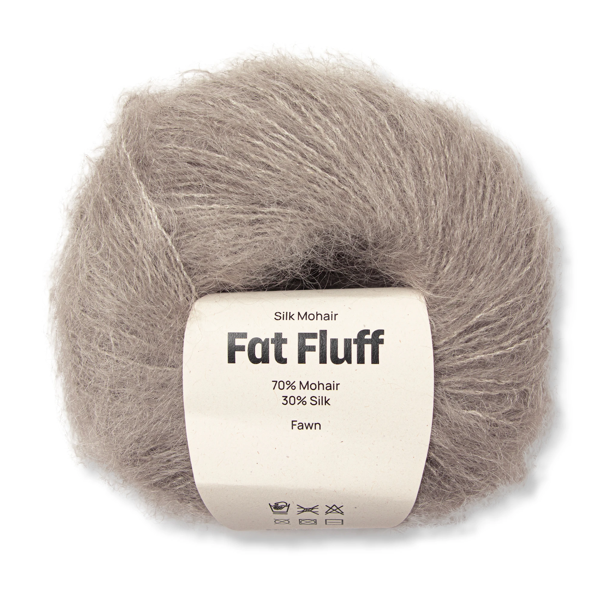 Produktbild för Silk Mohair Fat Fluff 25 gr Fawn A749 Adlibris