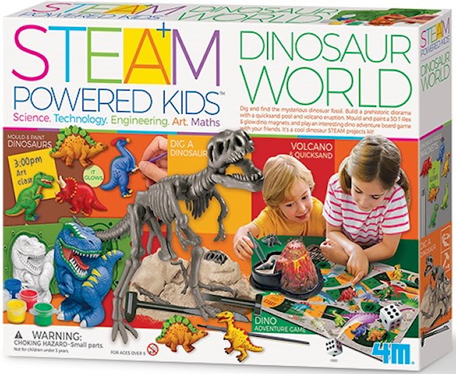 Tuotekuva 1 - STEAM Askartelusetti Dinosaur world 4M