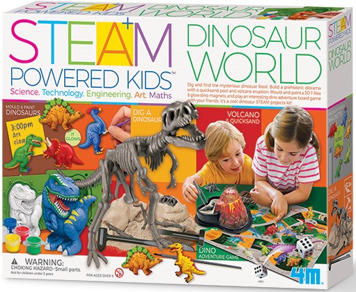 STEAM Pysselset Dinosaur world 4M
