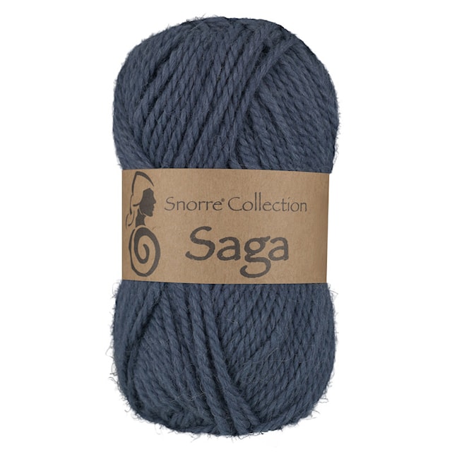 Saga Villa, alpakka-sekoitus 50 g Farkunsininen 4276, Viking Snorre