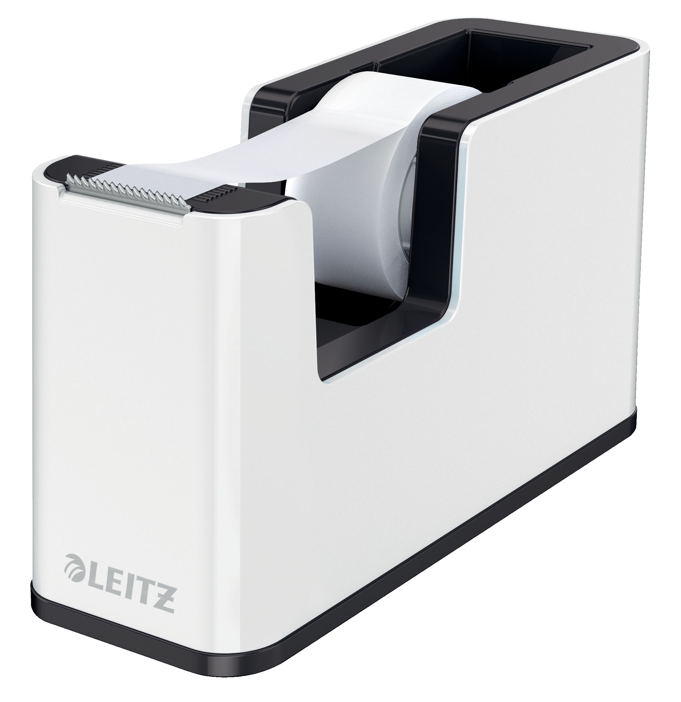 Tejpdispenser WOW m/tejp Vit/Svart Leitz