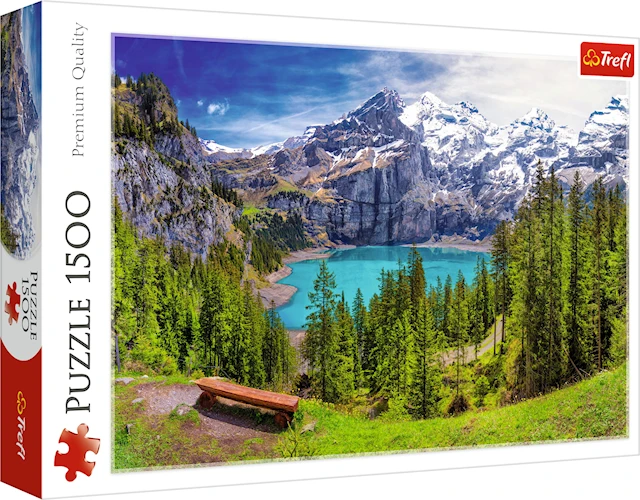 Pussel Lake Oeschinen 1500 bitar, Trefl