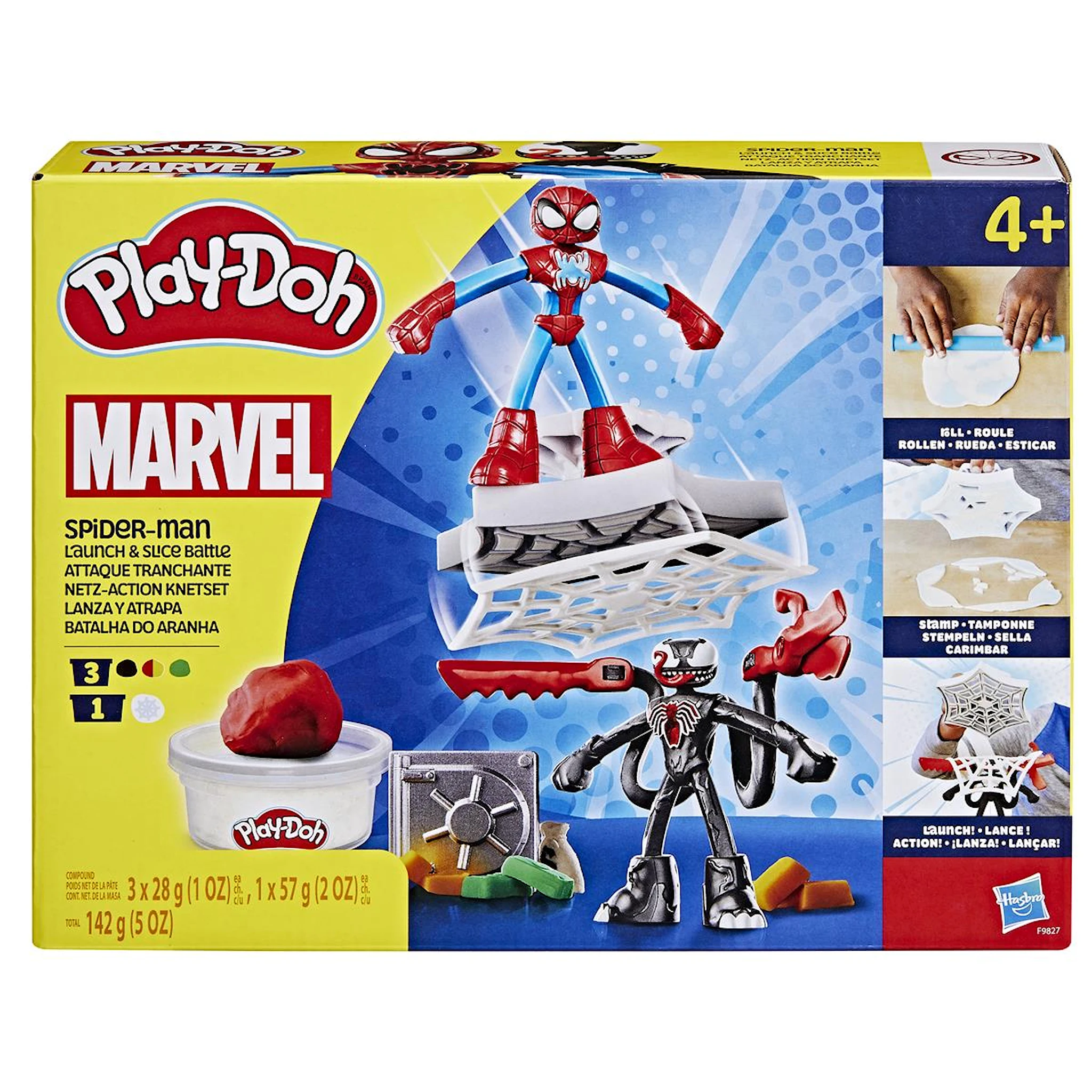 Tuotekuva ille Play-Doh Marvel Spider-Man Launch & Slice Playset