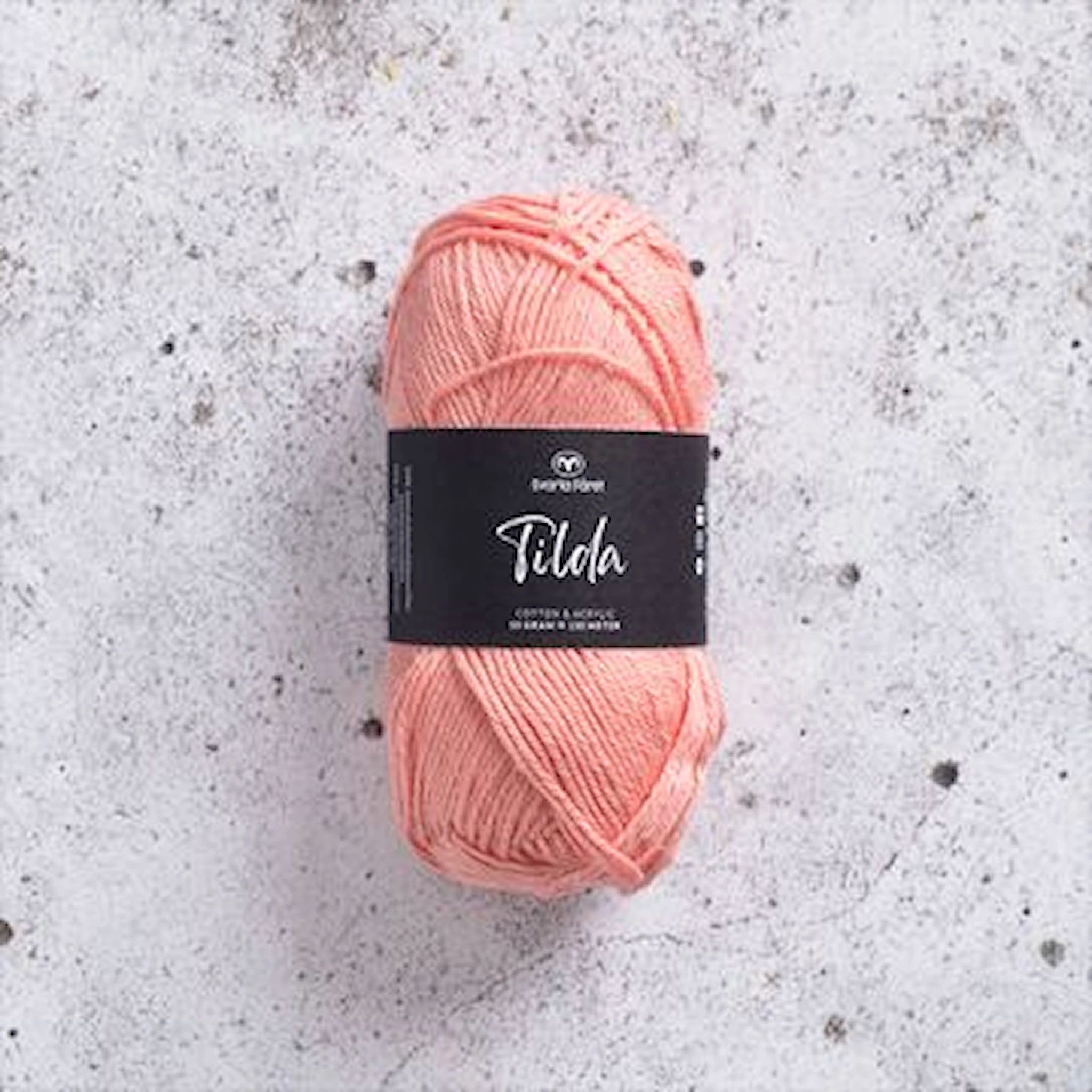 Tuotekuva ille Tilda Lanka Puuvillasekoite 50g  Svarta Fåret