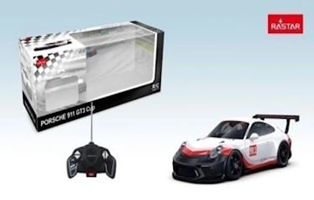 Radiostyrd Bil 1:18 Porsche 911 GT3 Cup Rastar