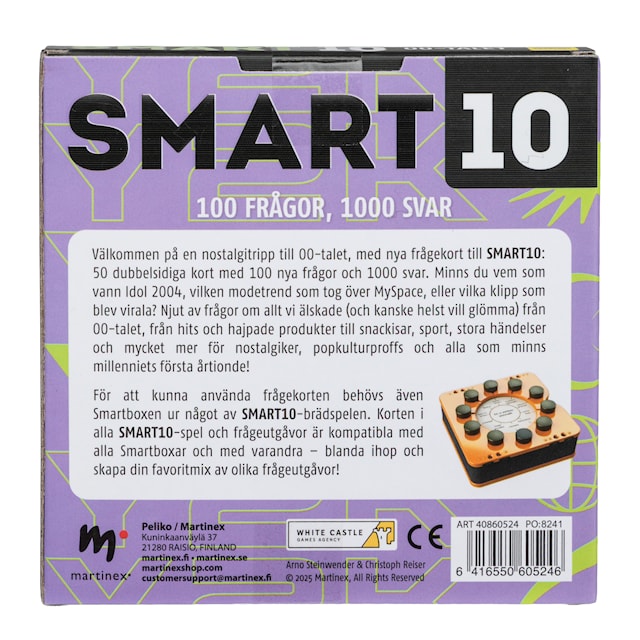 Produktbild 2 för Smart10 Frågekort 00-Talet (SE)