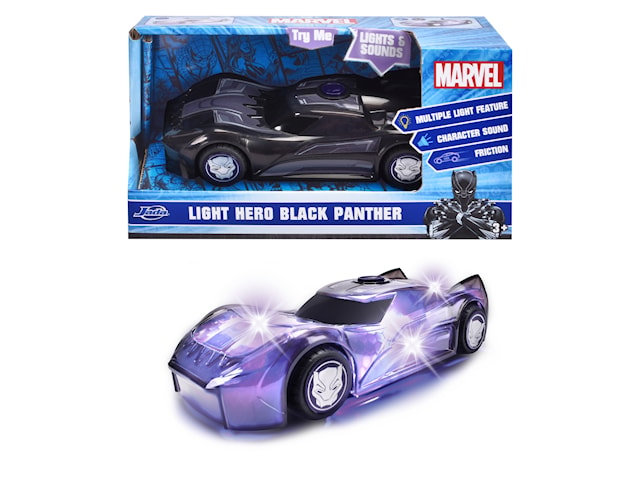 Produktbild 4 för Black Panther Bil med Ljud och Ljus 1:32 Marvel