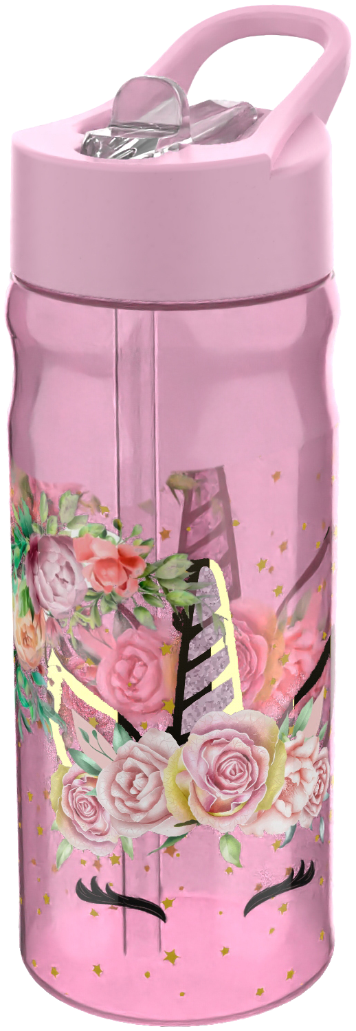Yksisarvinen Kukka Vesipullo 500ml
