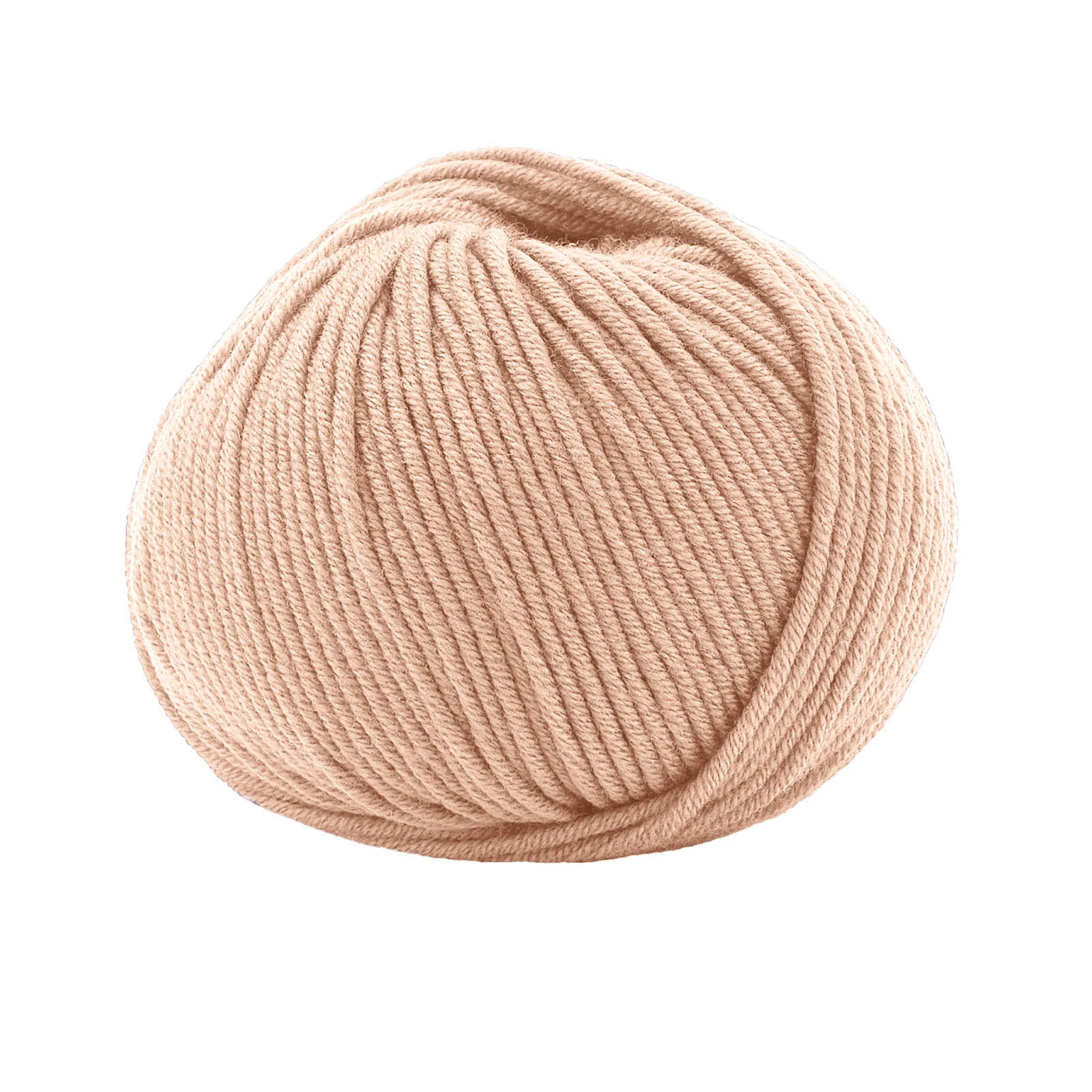 Produktbild för Maxi Soft Merino 50 g Beige/Bianzano 14621 Lana Gatto