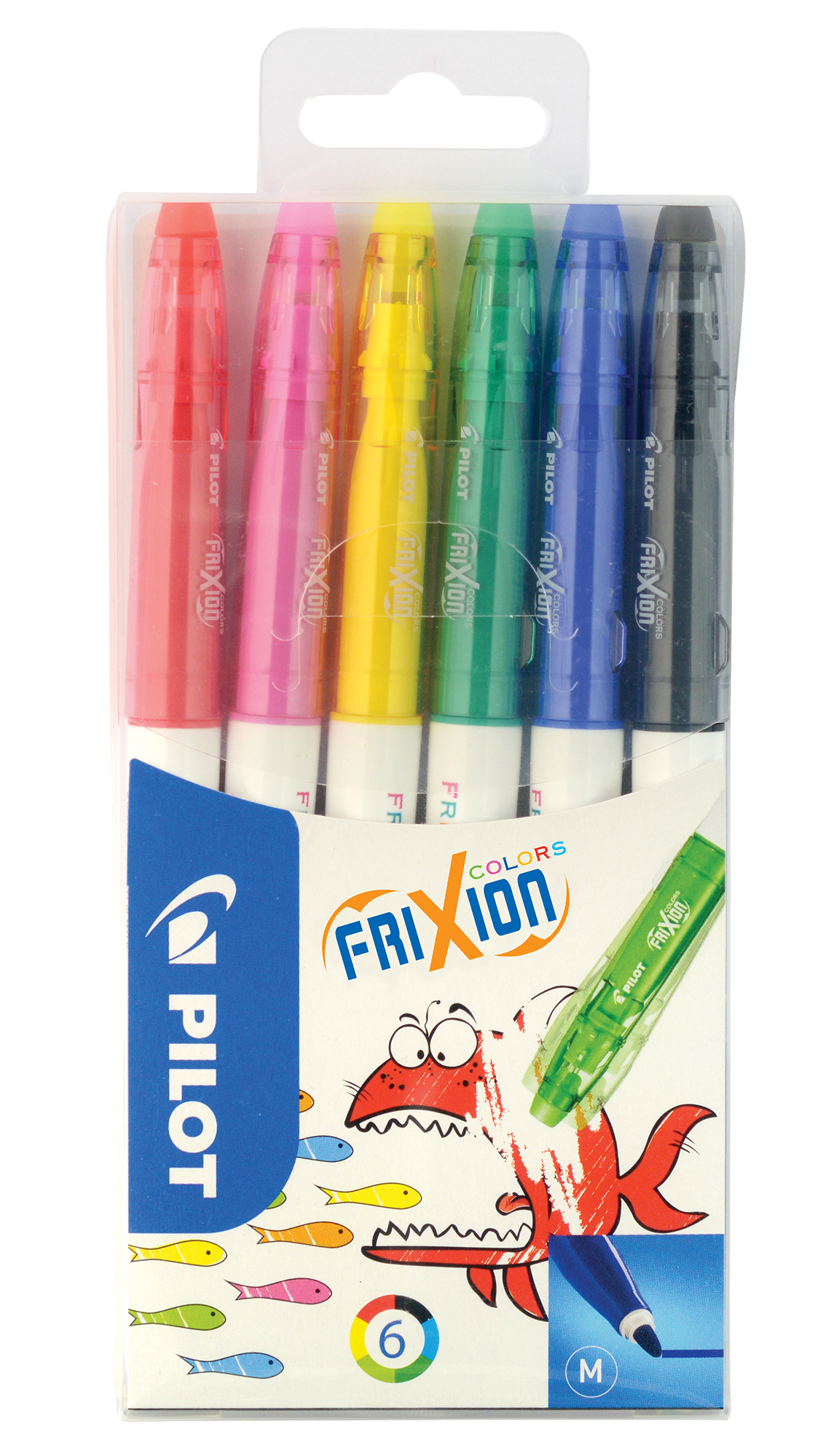 Tuschpenna Frixion Raderbar 6-p, Pilot