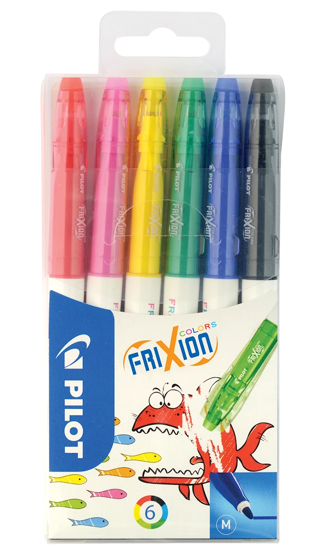 Tuschpenna Frixion Raderbar 6-p, Pilot