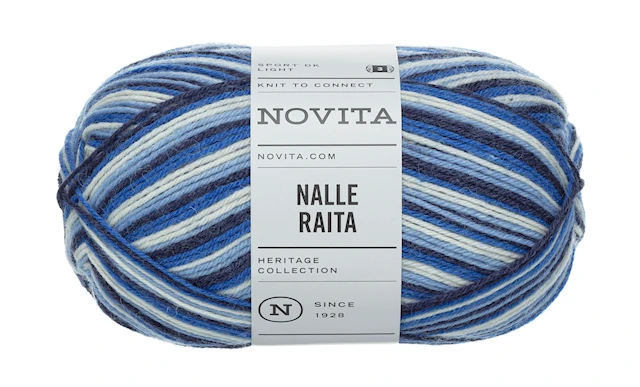 Novita Nalle Raita Garn Ullmix 100g Ström 8181 Novita