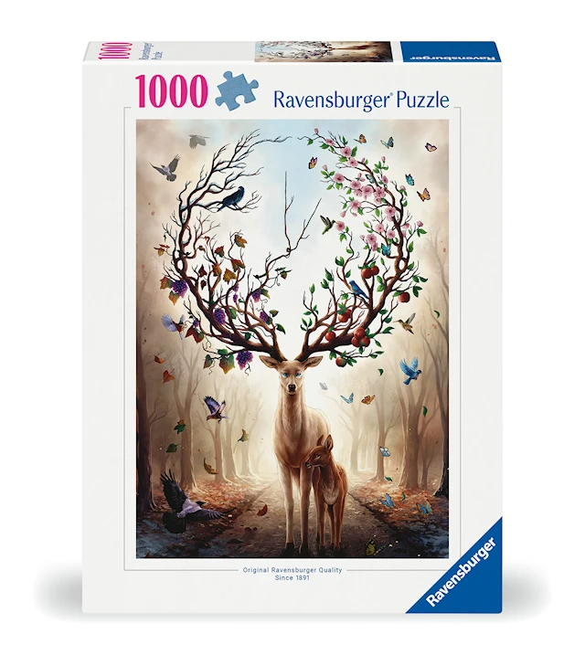 Pussel Fantasy Deer 1000 bitar, Ravensburger