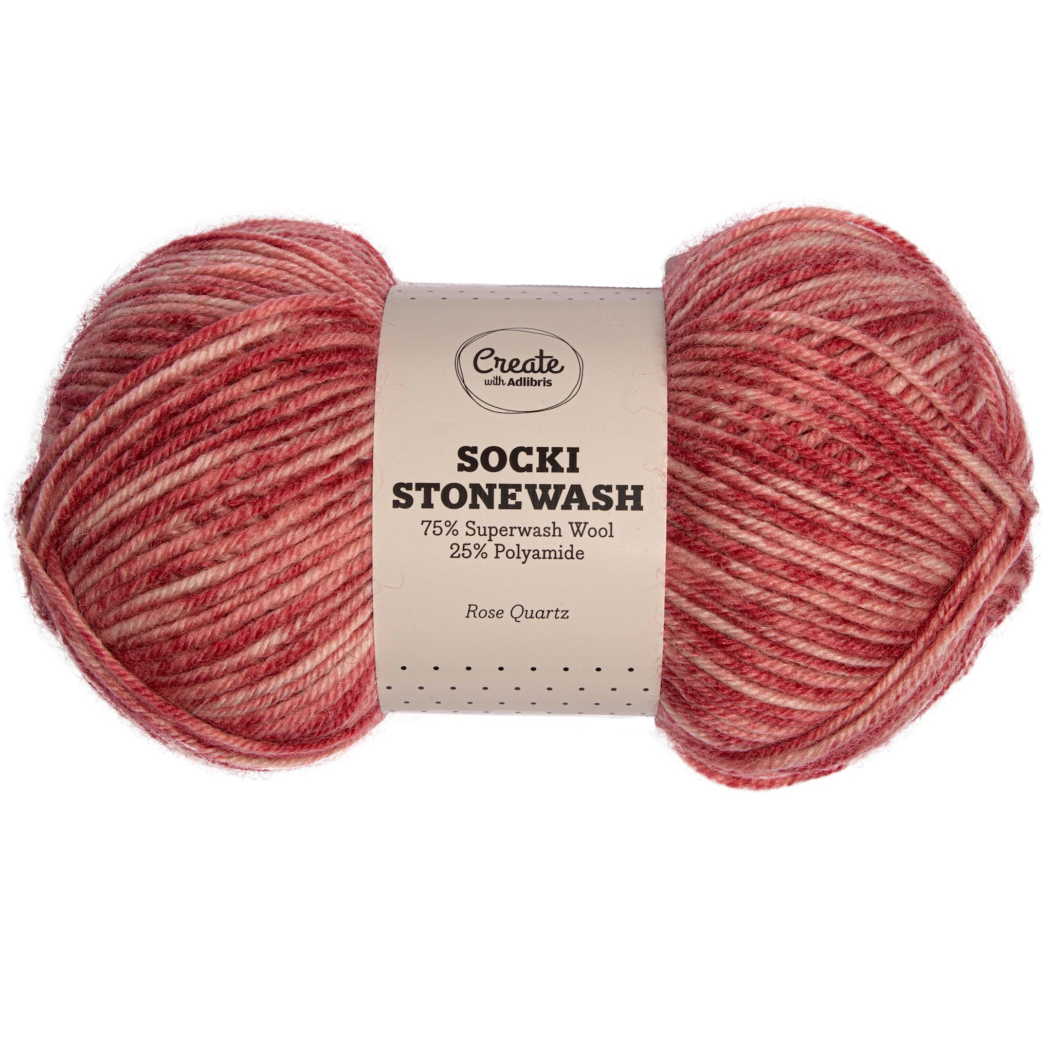 Tuotekuva ille Socki Stonewash 100 g Rose Quartz B185 Adlibris