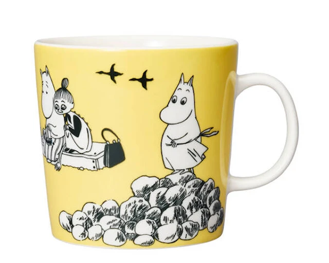Arabia Mumin Mugg 40cl Gul