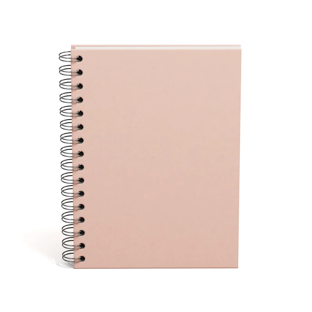 Anteckningsbok A5 Olinjerad Dusty Pink 90 Blad Bigso Box of Sweden