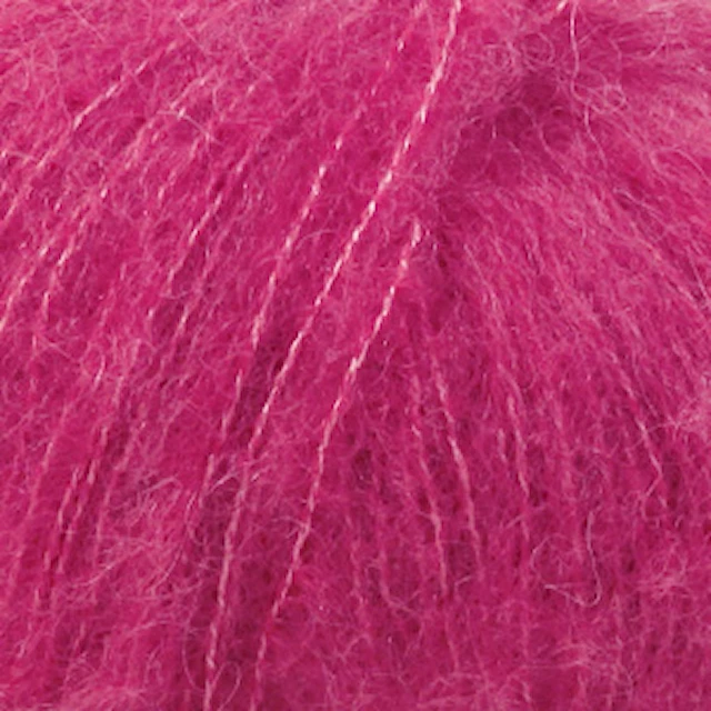 Brushed Alpaca Silk Uni Colour Garn 25 g cerise 18 Drops