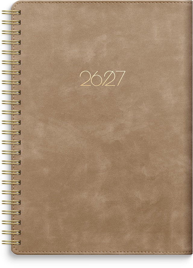 Kalender 26/27 Senator A5 Twist mocca Burde