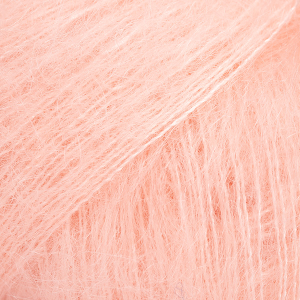 Kid- Silk Uni Color Garn Mohair Silke 25 g light peach 53 Drops