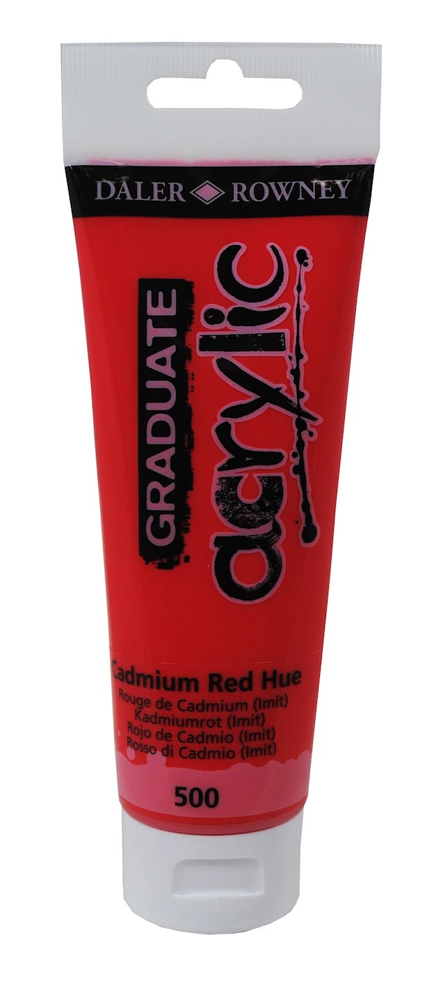 Acrylic 120 ml Kadmium Röd Graduate