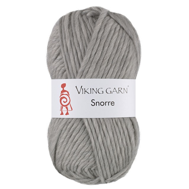 Snorre 100 g Vaaleanharmaa 213 Viking Garn