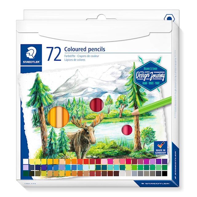 Tuotekuva 1 - Design Journey Puuvärikynät 72-pack Staedtler