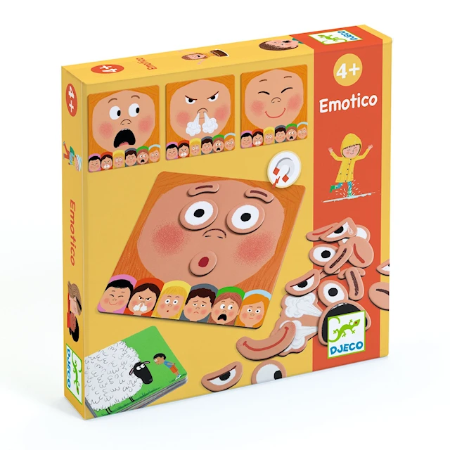 Pedagogiskt Set om Känslor Emotico Djeco