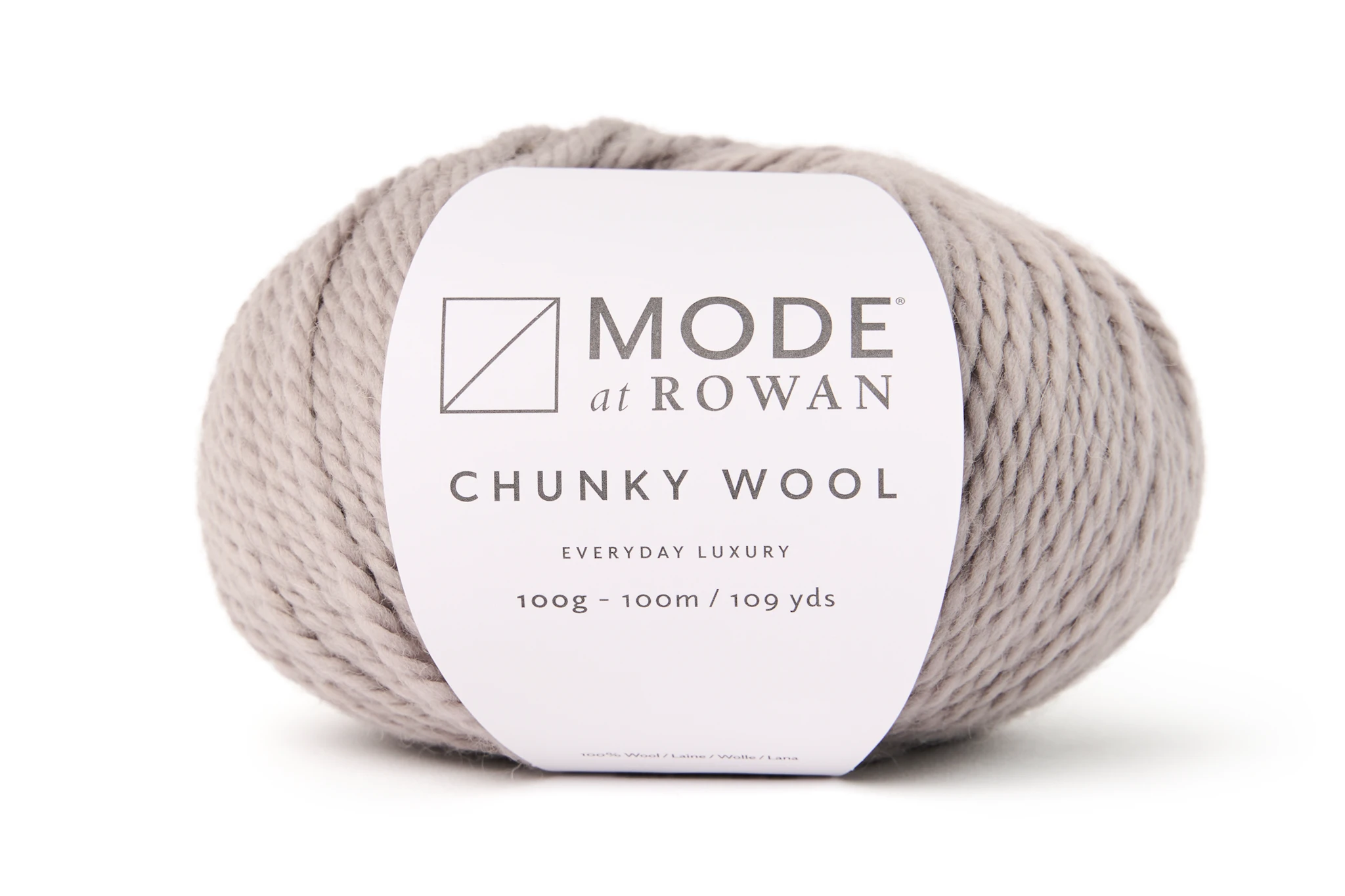Produktbild för Chunky Wool, 100% ull 100 gr Mist 012, Mode at Rowan