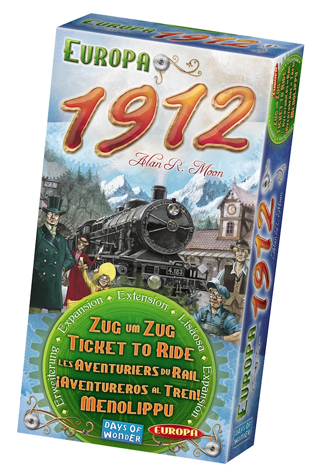 Ticket To Ride, Europa 1912 Expansion (SE/FI/NO/DK/EN)