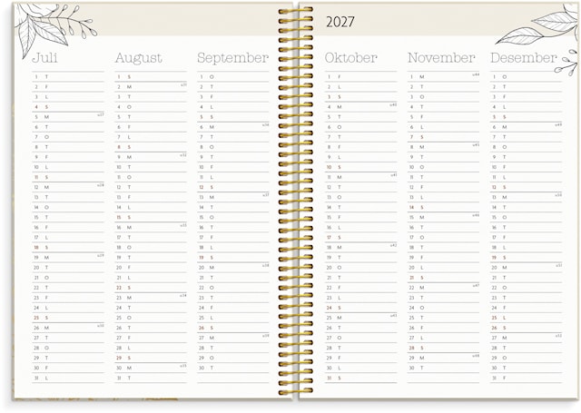 Produktbilde 6 for Life Planner Bloom A5 26/27 Grieg