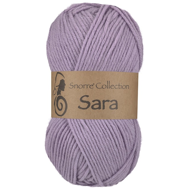 Sara Akryylilanka 50 g Vaalea lila 967, Viking Snorre