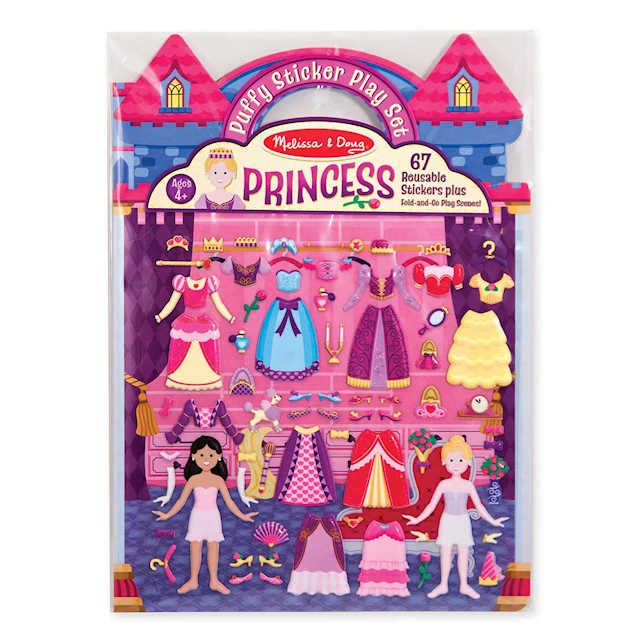 Reusable Puffy Stickers Princess Melissa & Doug