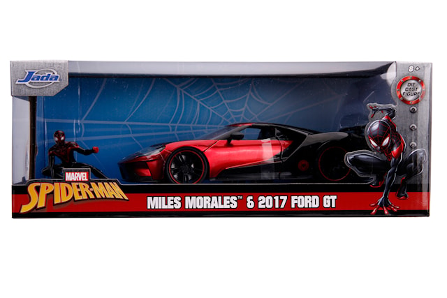 Tuotekuva 7 - Marvel Spider-Man Miles Morales 2017 Ford GT ja Hahmo 1:24